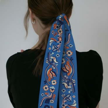 Платок твилли «Птицы»: Фото - ORNER