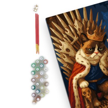 Paint by numbers Cat of Thrones: photo 2 - ORNER