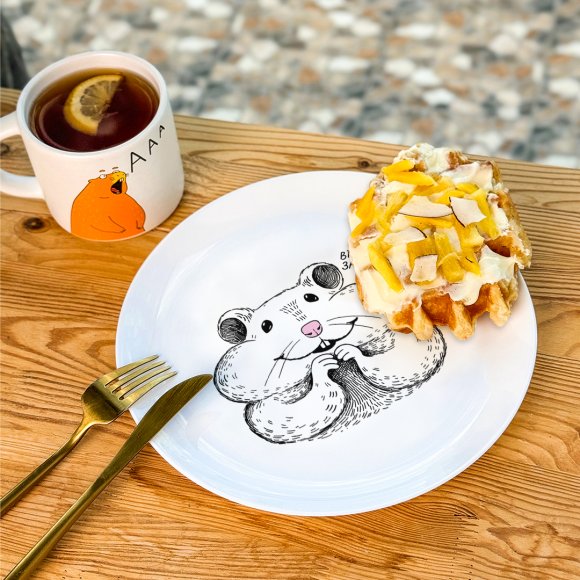 Plate "Hamster": Photo