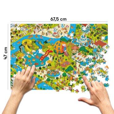 Пазл «Капибарогород» 1000 элементов: Фото - ORNER