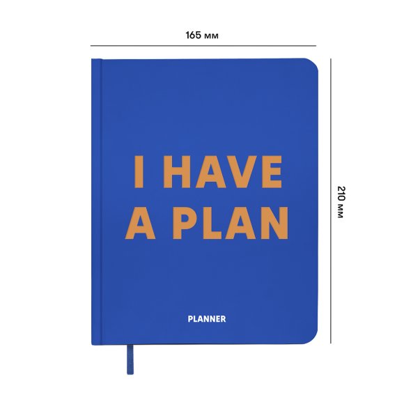 Планер «I HAVE A PLAN» синий: Фото