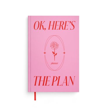 Мініпланер «HERE’S THE PLAN mini» рожевий: фото - ORNER