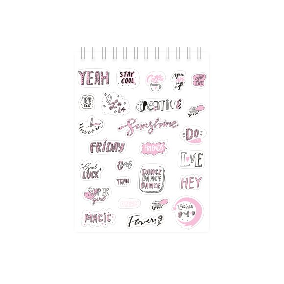 Sticker book фиолетовый: Фото