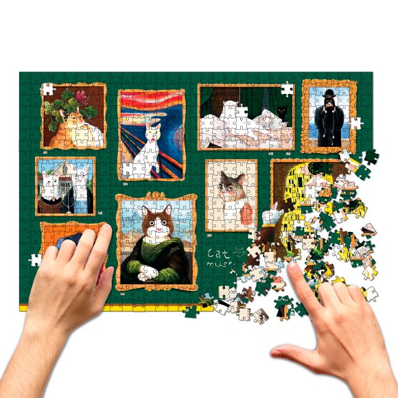 Puzzle "Cat Museum" 1000 pieces: Photo