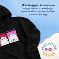 Oversized hoodie ORNER x MALIUNOK "Coffee Girl" black: Photo 7