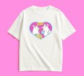 Oversized T-shirt ORNER x Maliunok "Tell me" milky: Photo 2