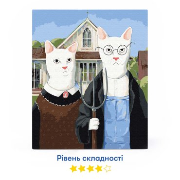 Картина по номерам ORNER x InnaRuda "Украинская Котика": Фото - ORNER