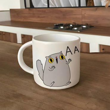 Чашка «Кот ААА»: Фото - ORNER