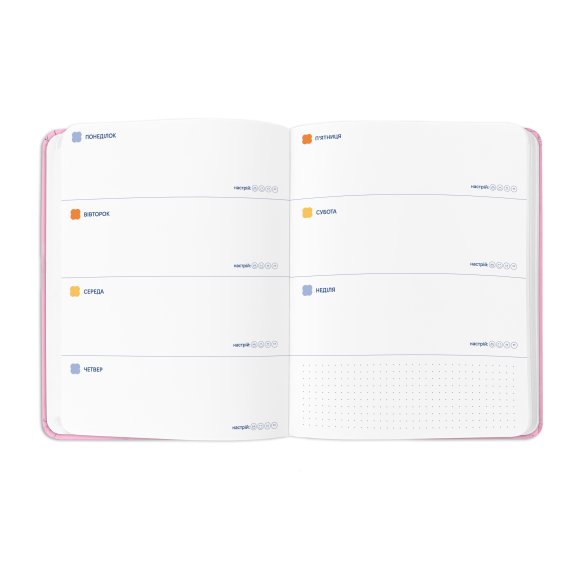 Planner "I HAVE A PLAN" pink with vines: Photo