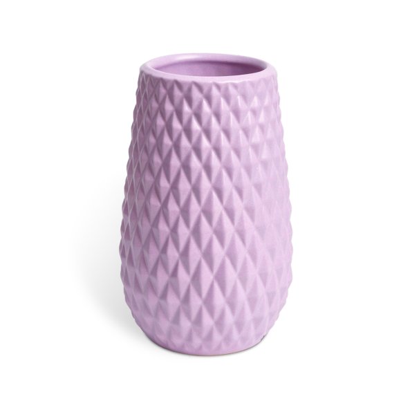 Ваза матовая сиреневая: Фото