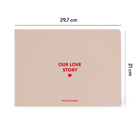 Photo album A4 Our love story: Photo