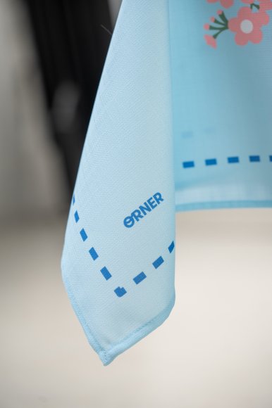 Tablecloth "Easter Basket" blue 130x170: Photo