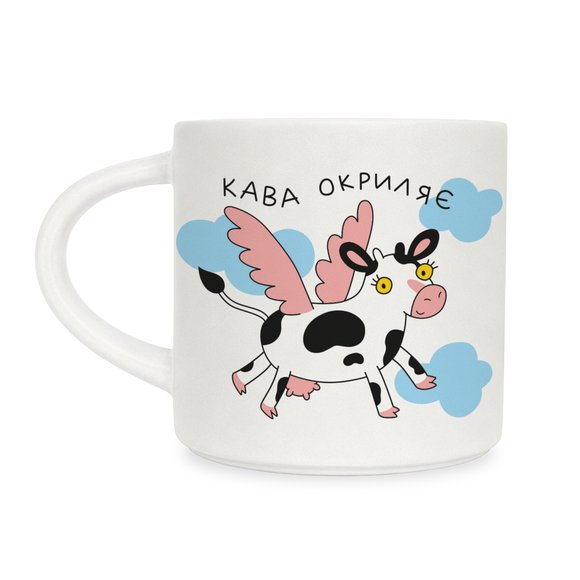 Чашка ORNER x Maliunok «Кофе окрыляет»: Фото