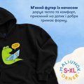Oversized hoodie ORNER x MALIUNOK "Excelya" black: Photo 7
