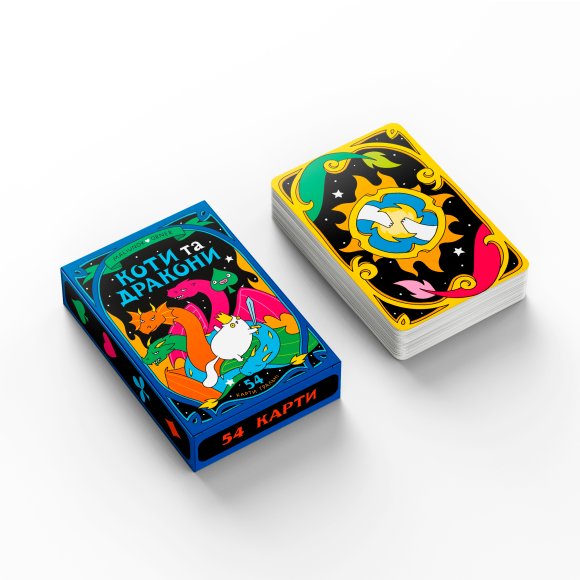 Игральные карты «Коты и Драконы»: Фото