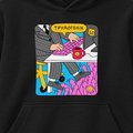 Oversized hoodie ORNER x MALIUNOK "Workaholic" black: Photo 3