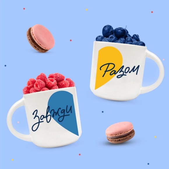 Набір чашок для пари «Завжди разом»: Фото