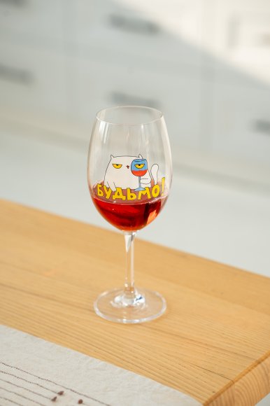 Бокал для вина ORNER x Maliunok «Будьмо»: Фото