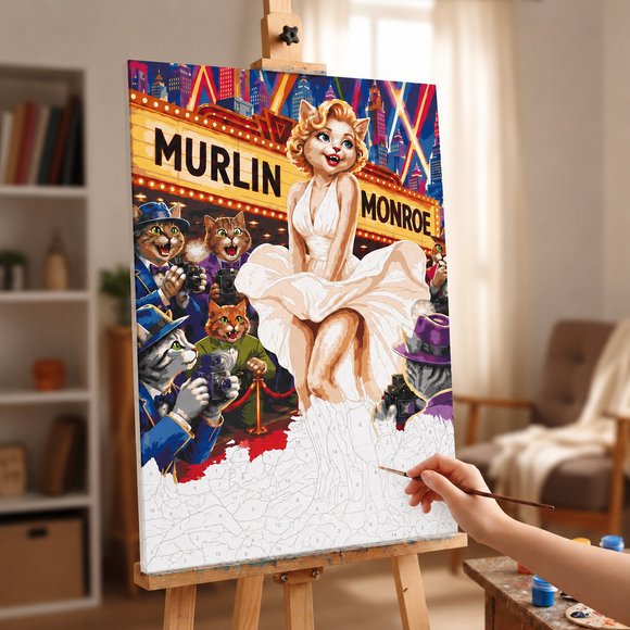 Paint by numbers "Purrilyn Monroe": Photo