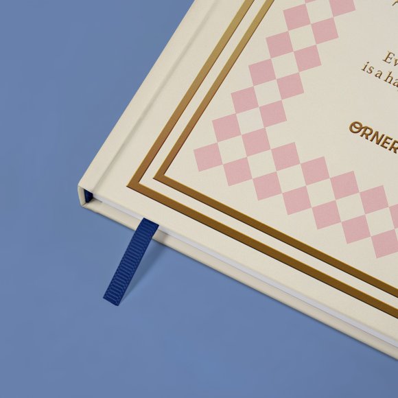 Gratitude diary "Thank you very much" pink-beige: Photo