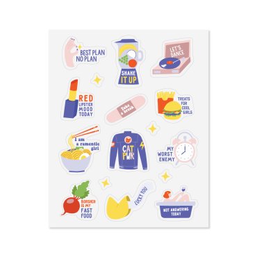 Набор дополнительных стикеров для планеров: Фото - ORNER