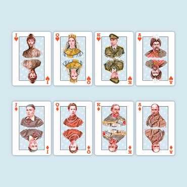 Игральные карты «Выдающиеся личности»: Фото - ORNER