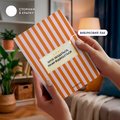 Блокнот в точку «Мечта свершится, план воплотится» розовый в полоску: Фото 3