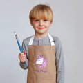 Фартук детский «Единорог» бежевый: Фото