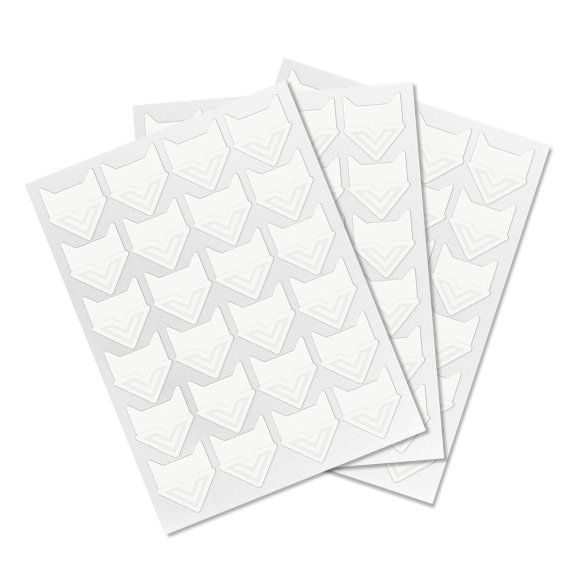 Набор белых уголков из крафтовой бумаги на 12 фото: Фото