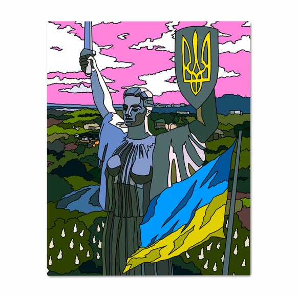 Картина за номерами ORNER Х SestryFeldman «Батьківщина-мати»: Фото