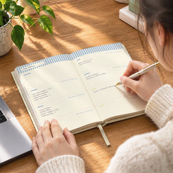 Planner "MY NEW PLAN" light: Photo