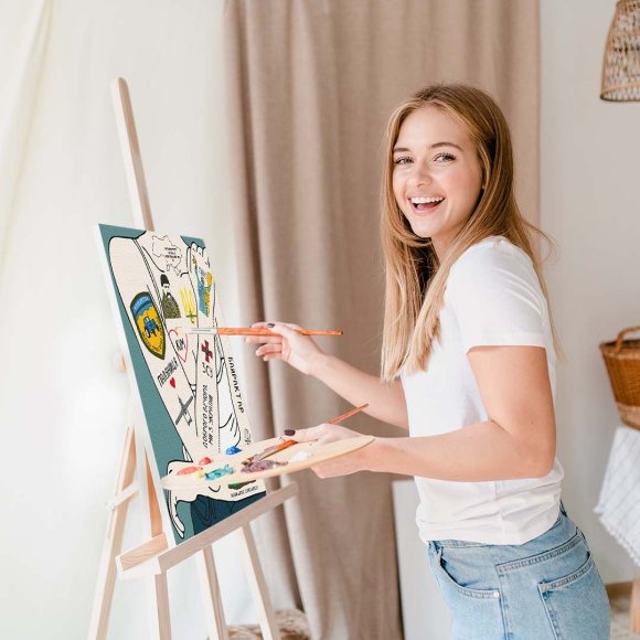 Картина за номерами ORNER x Grekhov «Україна»: Фото