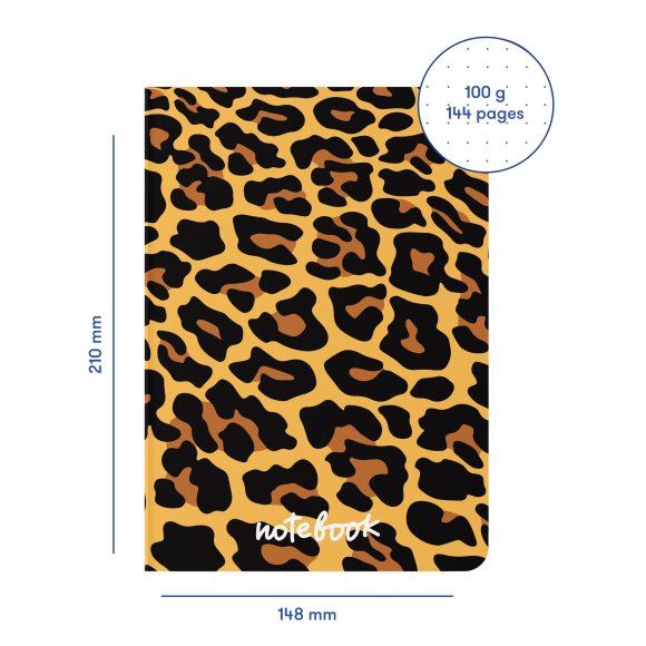 Dotted notebook "Leopard": Photo