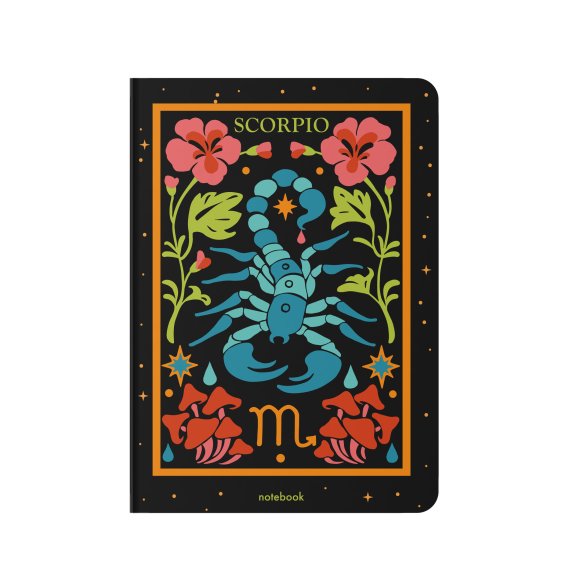 Блокнот в точку «Знак зодиака — Скорпион»: Фото