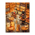 Painting by numbers "Cats in the Bakery": Photo