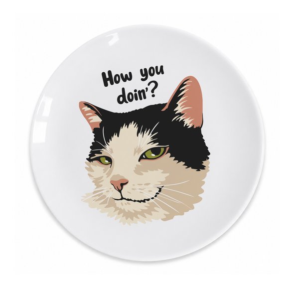 Тарелка «How you doin’?»: Фото