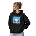 Oversized hoodie ORNER x MALIUNOK "Winter is coming!" black: Photo 2