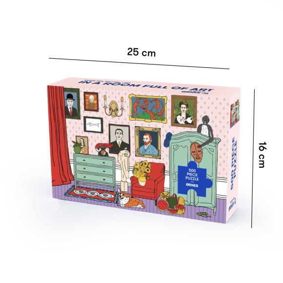 Пазл ORNER x Grekhov «Комната художников» 500 элементов: Фото
