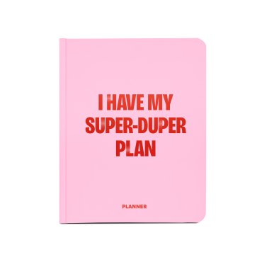 Планер «I HAVE MY SUPER-DUPER PLAN» розовый: фото - ORNER