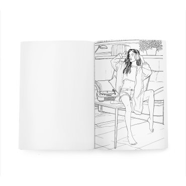 Раскраска «Girl life»: Фото - ORNER