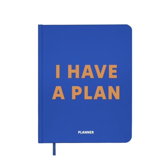 Планер «I HAVE A PLAN» синий: Фото