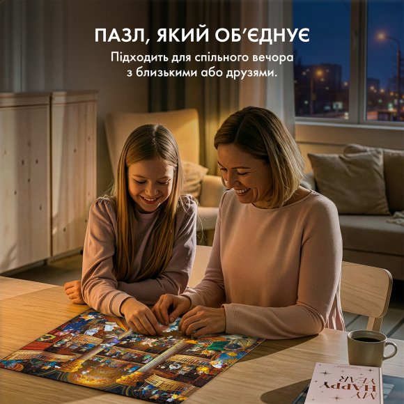 Puzzle "Cat Library" 1000 pieces: Photo