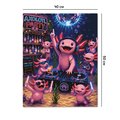 Картина по номерам «Вечеринка аксолотлей»: Фото 3