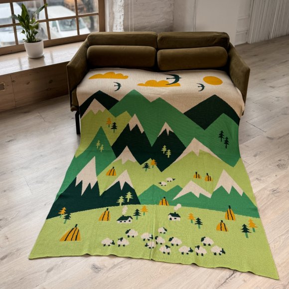 Плед «Українські гори»: Фото