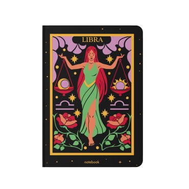 Блокнот в крапку «Знак зодіаку — Терези»: фото - ORNER
