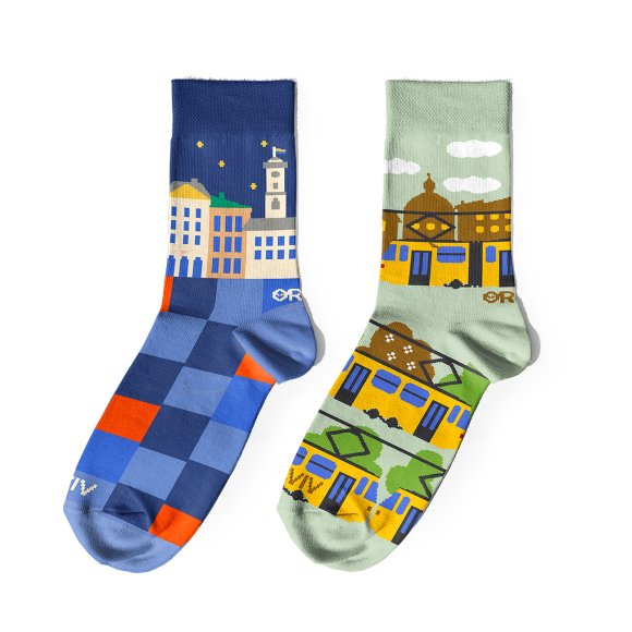 Носки «Прогулка по Львову»: Фото