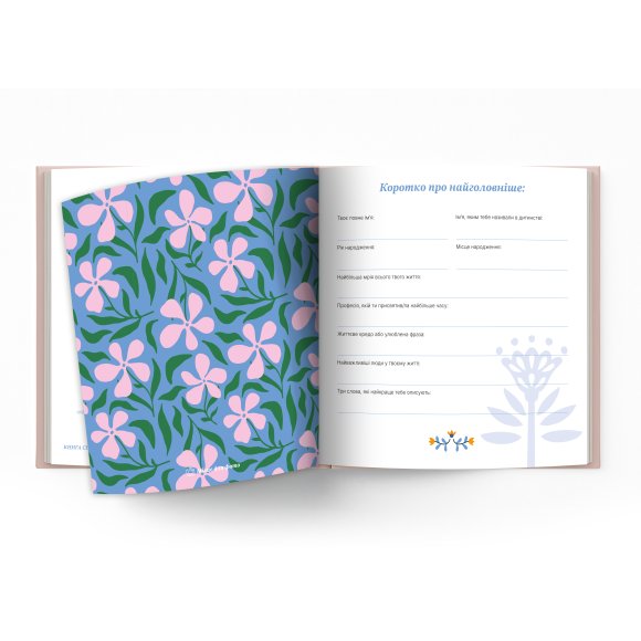 Book of memories "Stories of my grandmother" light: Photo