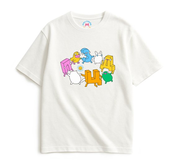 Oversized T-shirt ORNER x Maliunok “Ukrainian ABC” dairy: Photo