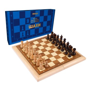 Light brown wooden chess: photo 2 - ORNER