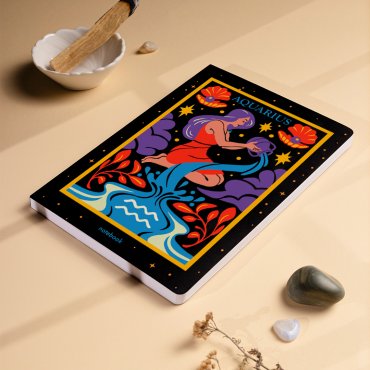 Блокнот в точку «Знак зодиака — Водолей»: фото 2 - ORNER